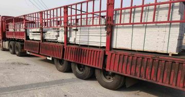 河池 白麻荔枝面外墙干挂，工厂装车日常