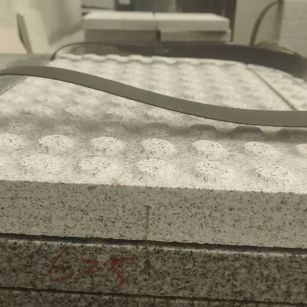 河池 芝麻白花岗岩6.0公分荔枝面五轴加工雕刻盲点