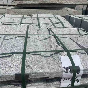 河池 芝麻白蘑菇石成品