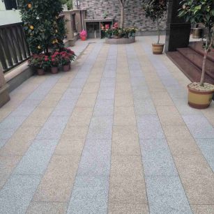 河池 黄金麻白麻荔枝面庭院铺装展示