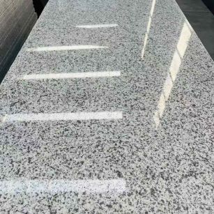 河池 白麻花岗岩光面毛板