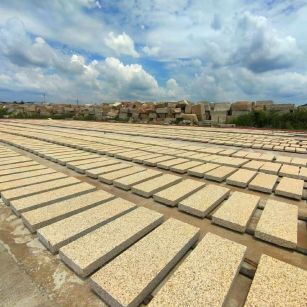 河池 黄金麻荔枝面花岗岩石材地铺石防护中