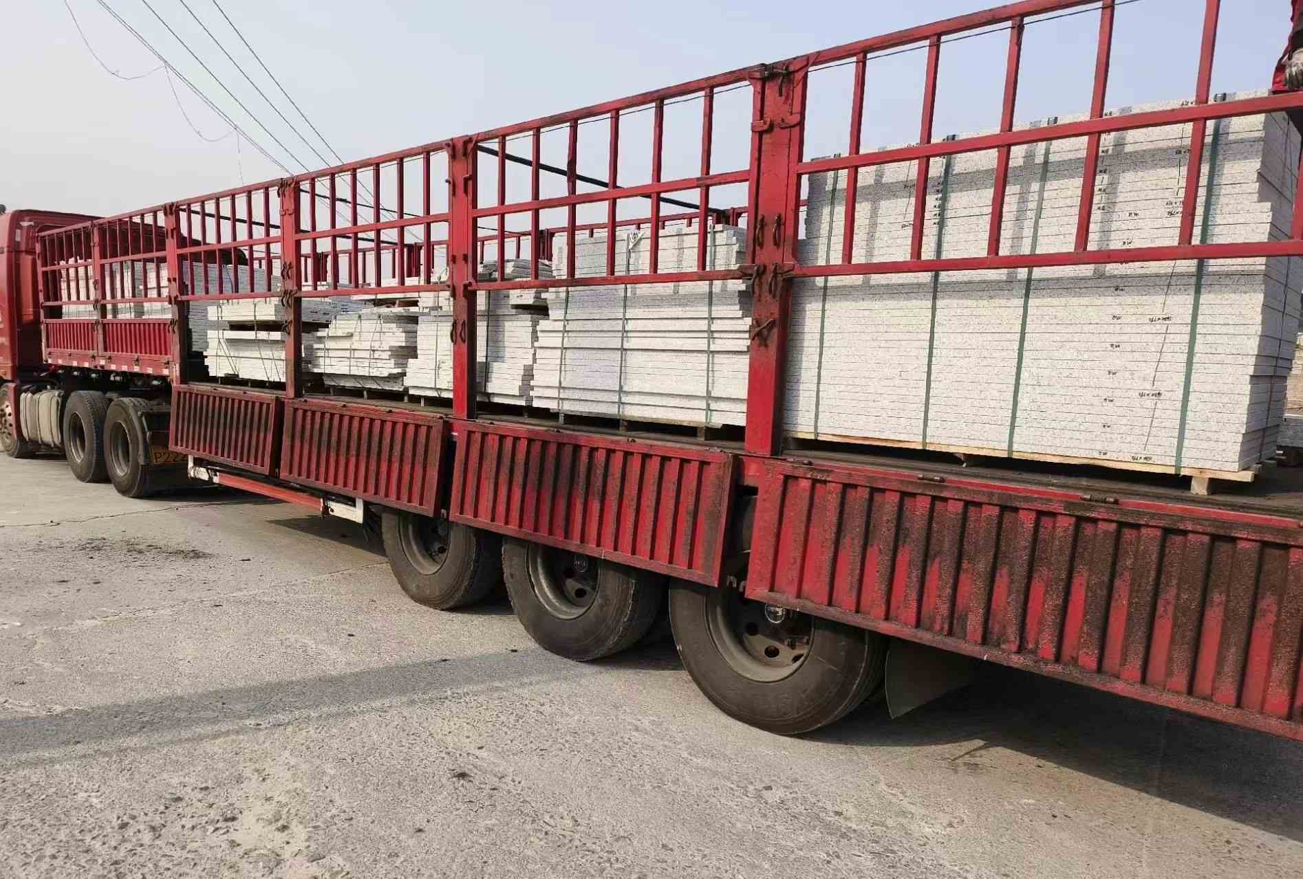 河池 白麻荔枝面外墙干挂，工厂装车日常