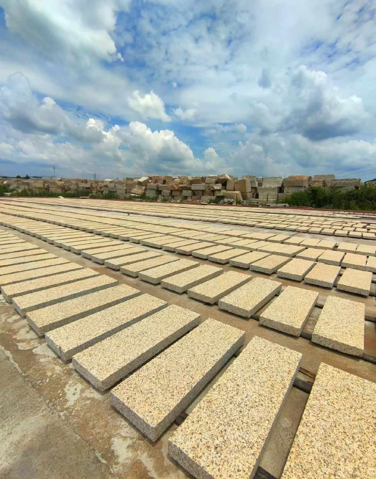 河池 黄金麻荔枝面花岗岩石材地铺石防护中
