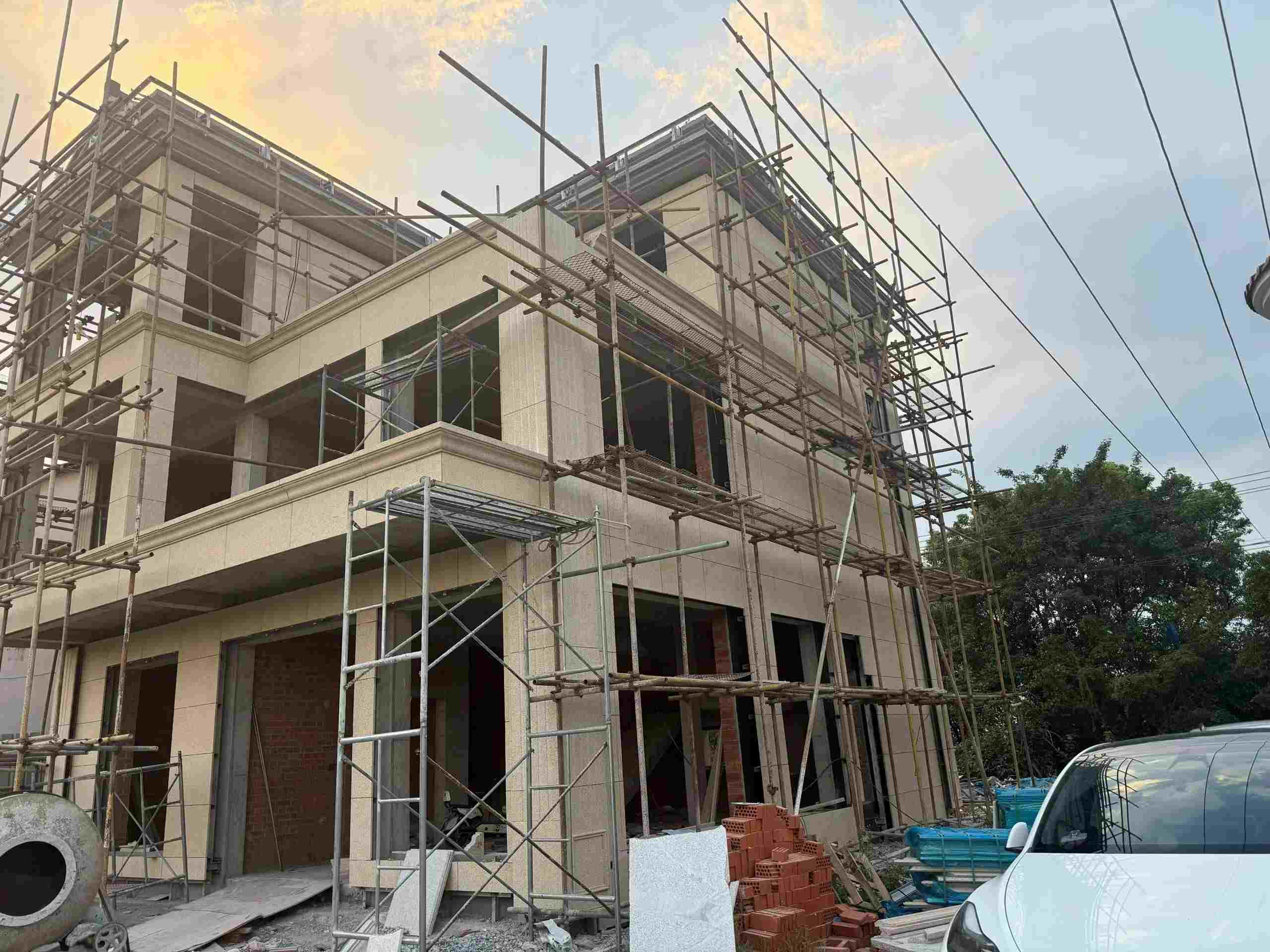 河池 黄金麻荔枝面花岗岩外墙干挂