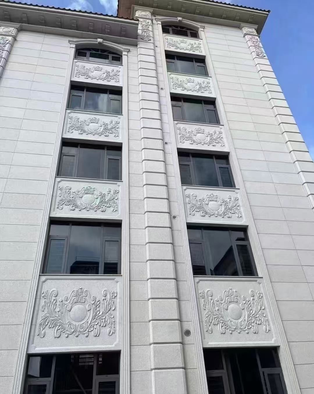 河池 白麻荔枝面花岗岩别墅外墙干挂