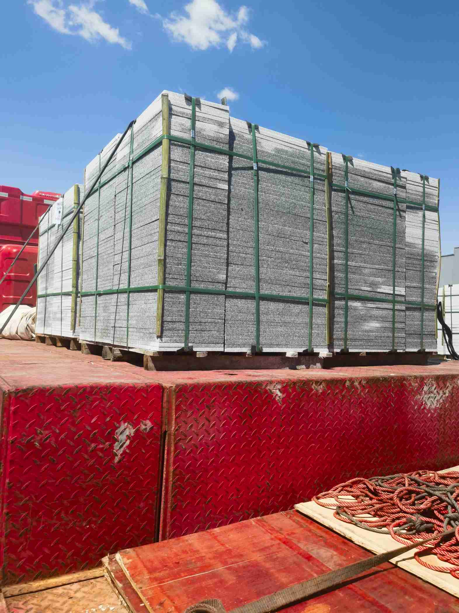 河池 芝麻白火烧规格板地铺石300*600/600*600